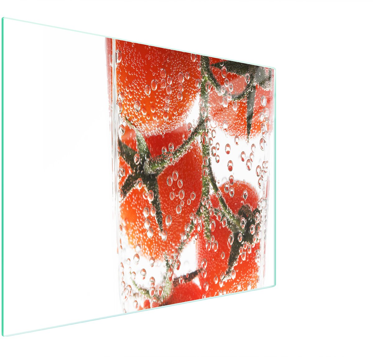TMK ArtDeko Serie - Snijplank - 52x30 cm - Gehard Glas - Pomidor Print