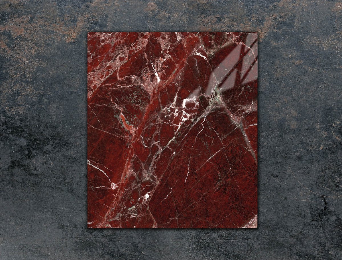 TMK ArtDeko Serie - Snijplank - Glas - 45x52 cm - Marmer Motief