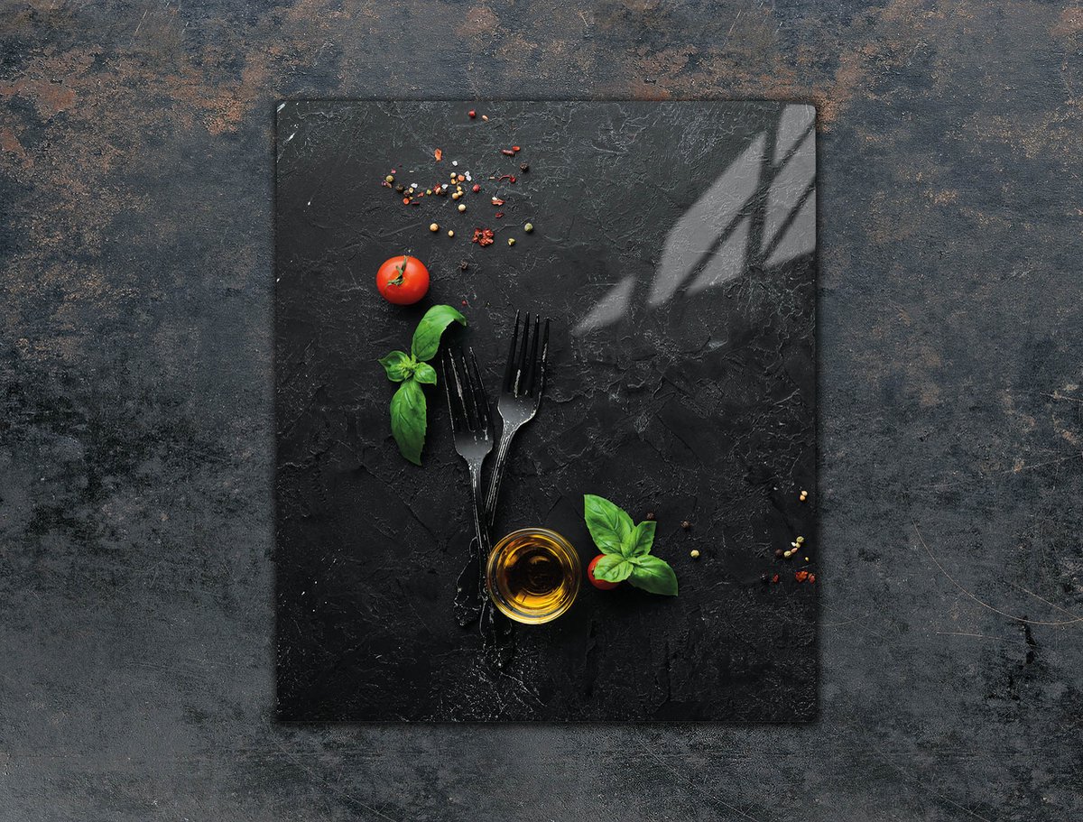 TMK ArtDeko - Snijplank - 45x52 cm - Gehard Glas - Multifunctioneel