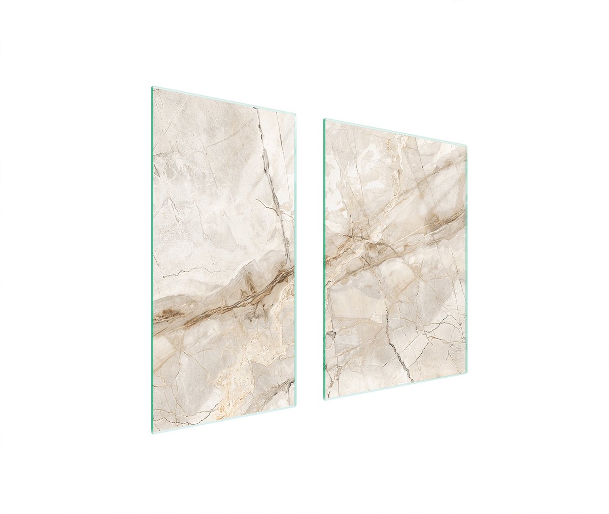 TMK ArtDeko - Snijplank - Glas - 75x52 cm - Marmereffect