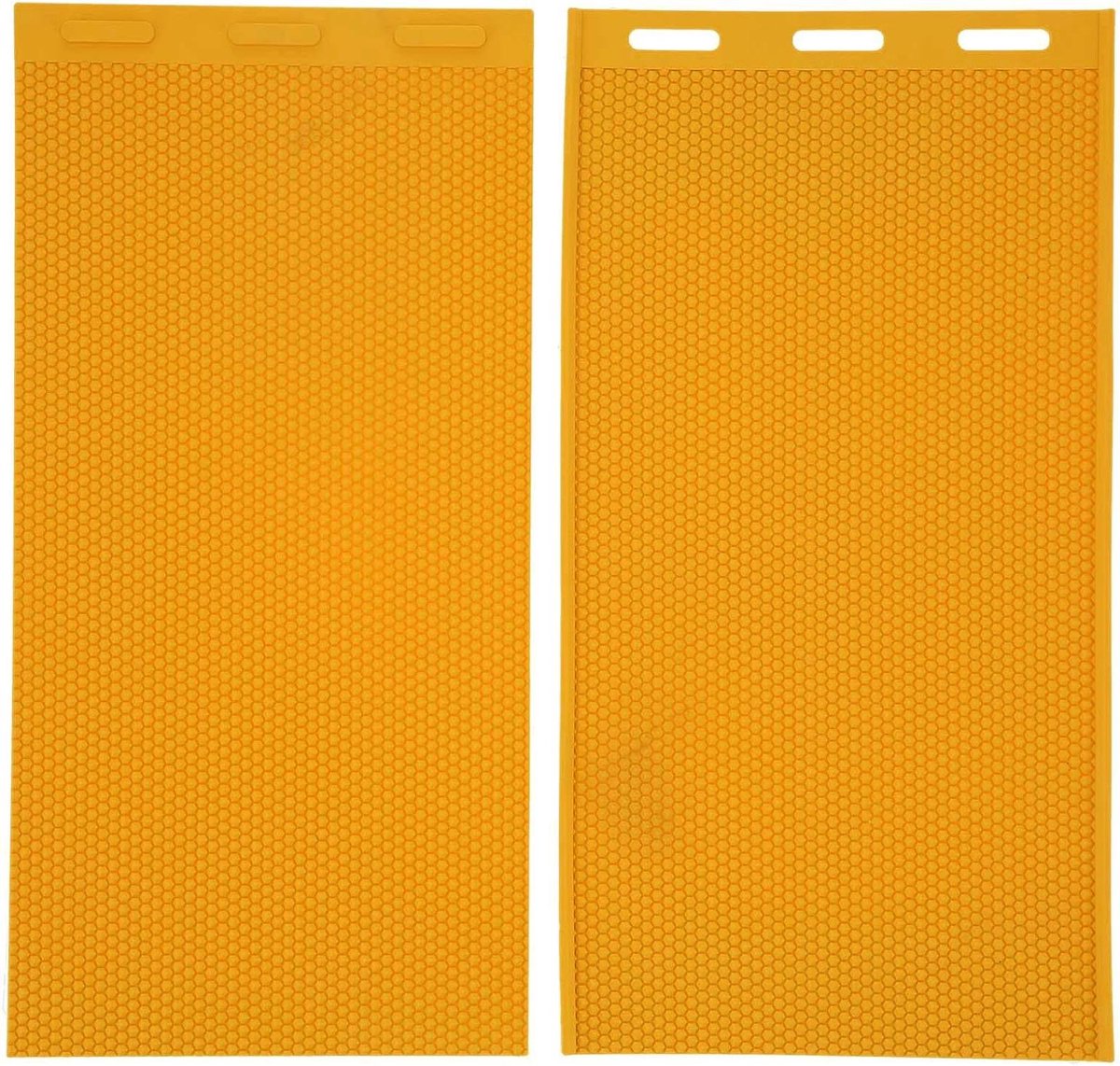Bijenwas Persvorm - Rubber Mat - Kaarsen Maken - Zacht Rubber Materiaal - 42 x 23 cm - Geel