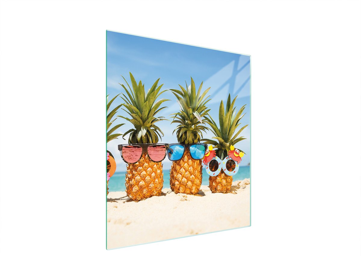 TMK ArtDeko - Snijplank - 45x52 cm - Ananas - Glas