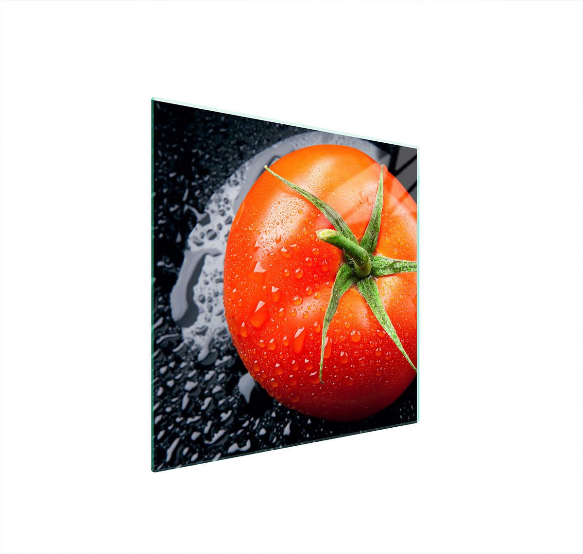 TMK ArtDeko - Snijplank - 50x52 cm - Glas - Pomidor