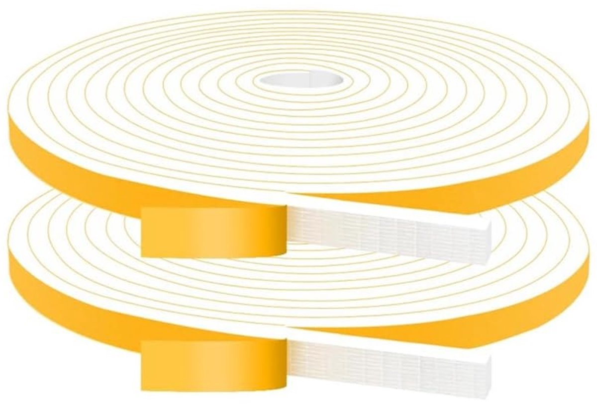 Allecto - Sealing Tape - Geluidsisolatie - Waterdicht - 15 m x 10 mm - Perfect voor Deuren en Ramen - Handig voor Klussen
