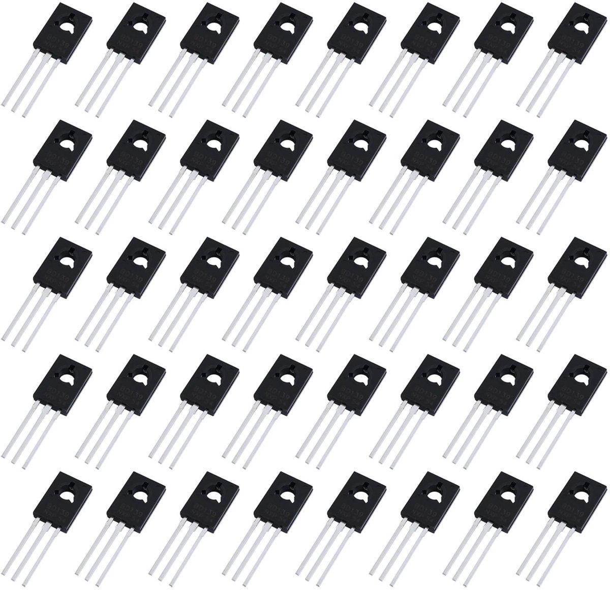 Allecto - NPN Power Transistor - 40x BD139 1.5A 80V - Ideaal voor Audio Amplifiers - Betrouwbare Component - Geschikt voor Versterkers - Kwaliteit ...