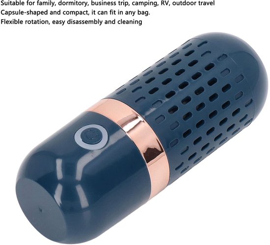 Allecto - Fruit- en Groentereiniger - Draadloos en USB Oplaadbaar - Blauw - Groentewasmachine - Voor Fruit en Groenten - Handig en Compact van Merkloos — afbeelding 4