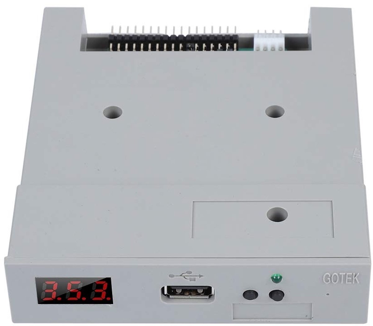 Allecta - USB SSD Floppy Drive Emulator 3,5 inch met Plug en Play - Wit - 1,44 MB Capaciteit - Gegevensbescherming