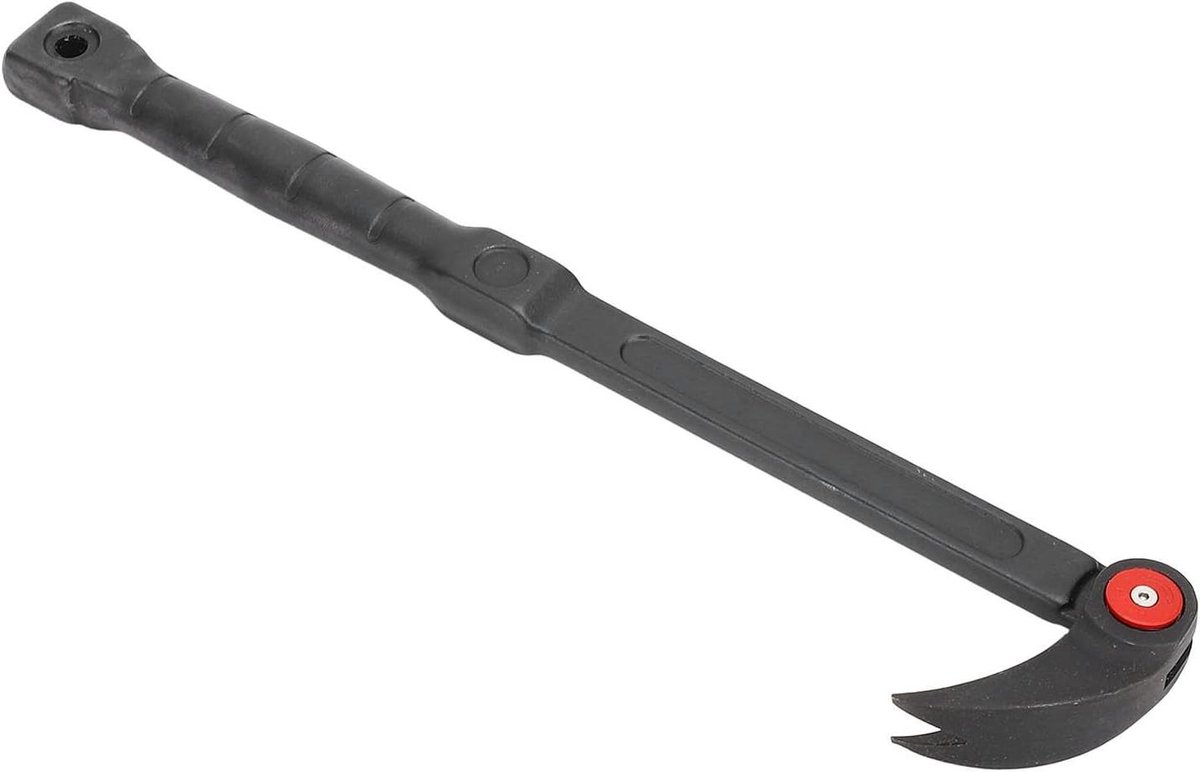 Koevoet met rolkop - Hefboom gereedschap - Autobanden wisselen - 180° roterende kop - 34 cm lengte - Metaal