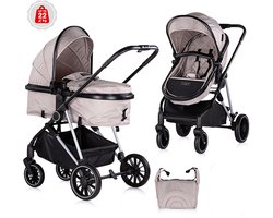 Chipolino Aura Kinderwagen 2-in-1 – Tiramisu – Vanaf Geboorte