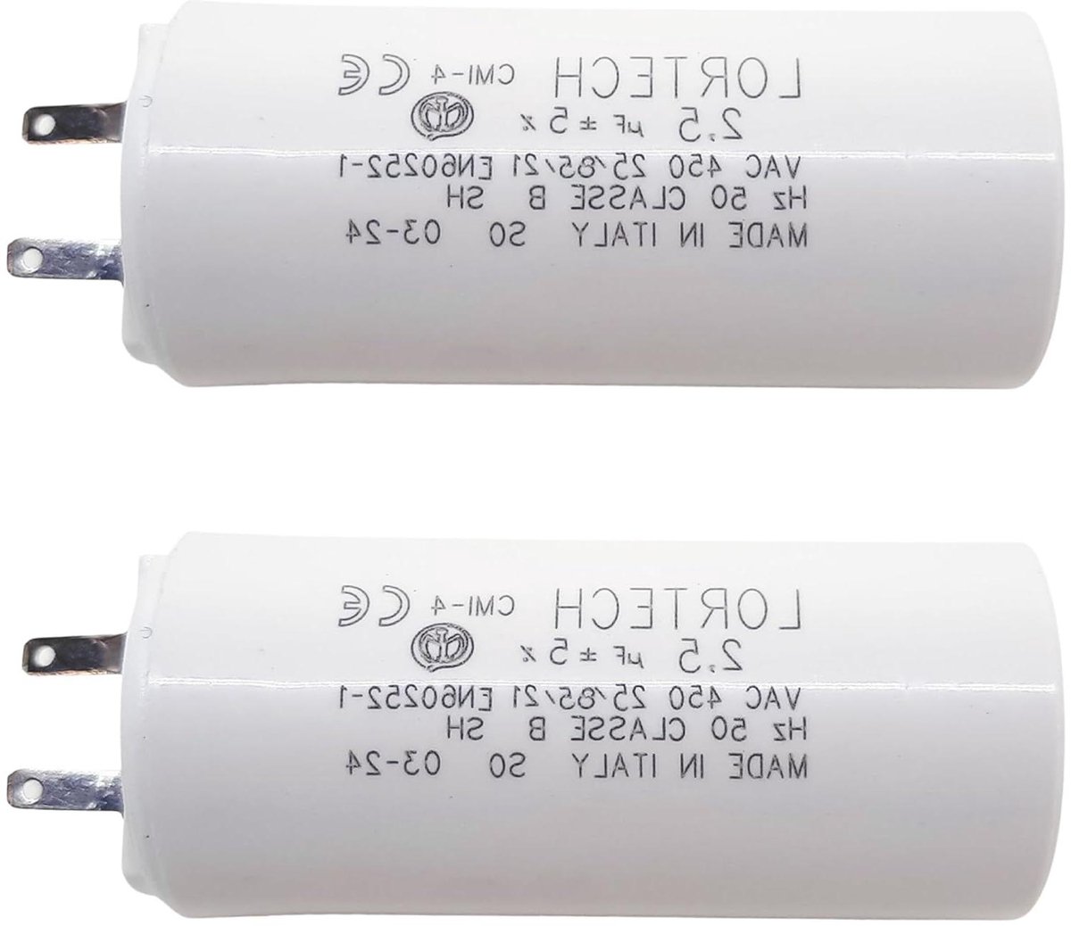 Condensatoren voor Rolluiken - Startcondensator Motor - Rolluiken Repareren - Universeel Toepasbaar - 25 µF - Niet gespecificeerd
