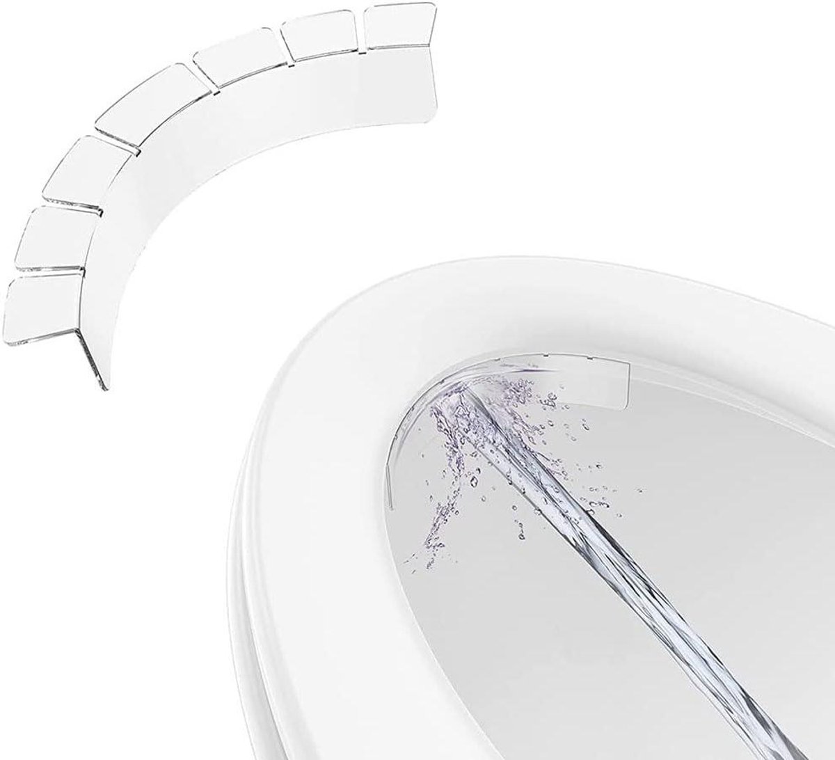 Toilet Bril Spatscherm - Urine Deflector - Badkamer Schoon Houden - Transparant EVA Materiaal - 250x100mm - Transparant