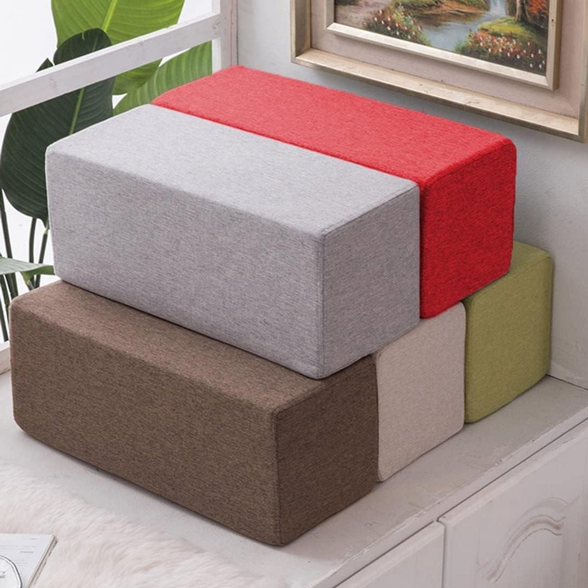 Hoofdeinde Kussen - Leeskussen Bank - Ontspannen Lezen - Vult Bed Spleet - 20x20x55 cm - Zwart