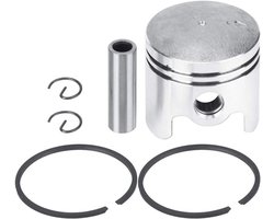Zuiger Aluminiumlegering - Zuigerpen Set - Bosmaaier Onderhoud - Hoge Tolerantie - 40 mm - Zilver