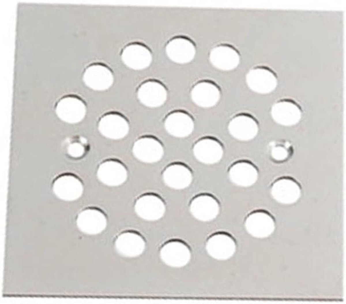 Vloerafvoer Deksel - Douche Afvoer Rooster - Water Afvoeren - Anti-verstopping Systeem - 10x10 cm - Zilver
