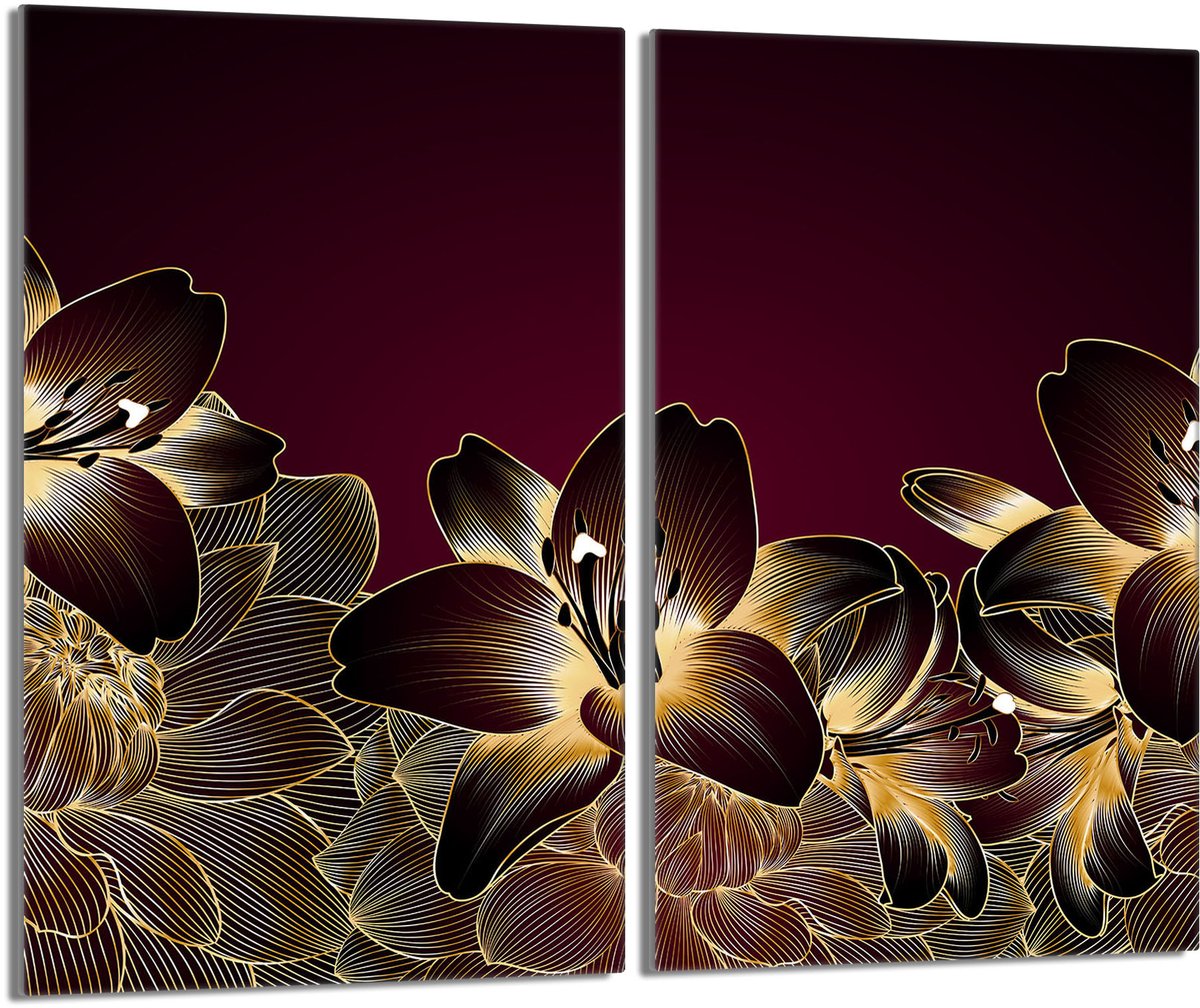 TMK ArtDeko Orchidea - Snijplank - Glas - 30x52cm - Beschermende Afdekplaat