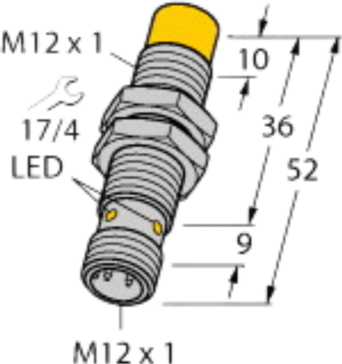 Turck NI8U-M12-AP6X-H1141 TUR INDUCTIEVE SENSOR UPROX