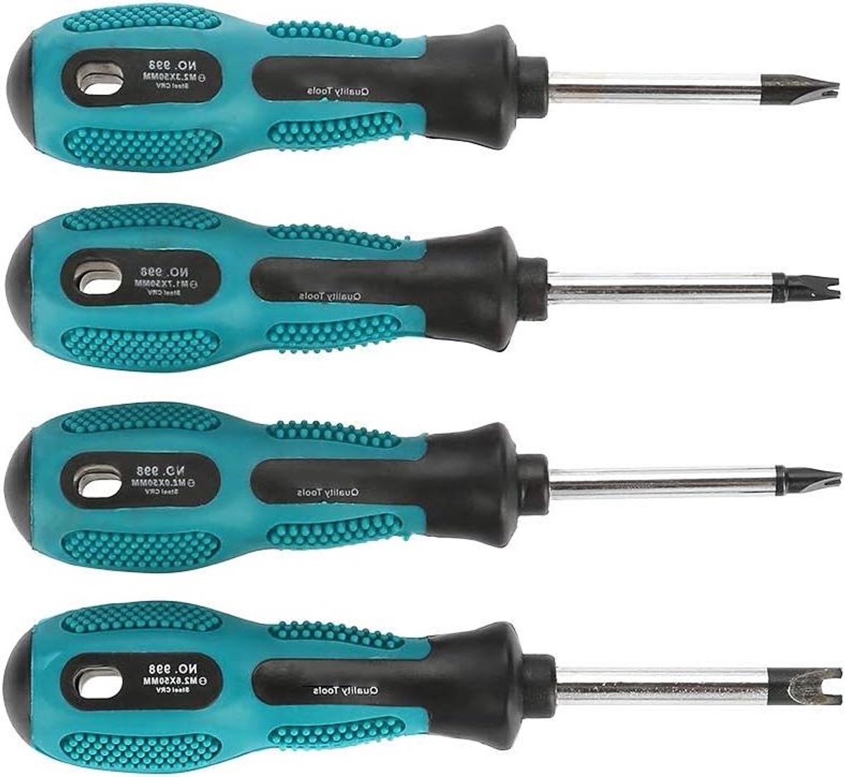 U Type Schroevendraaier - Vork Schroevendraaier - Moeilijke Schroeven Losdraaien - Magnetische Punt - 4 Stuks - Niet gespecificeerd