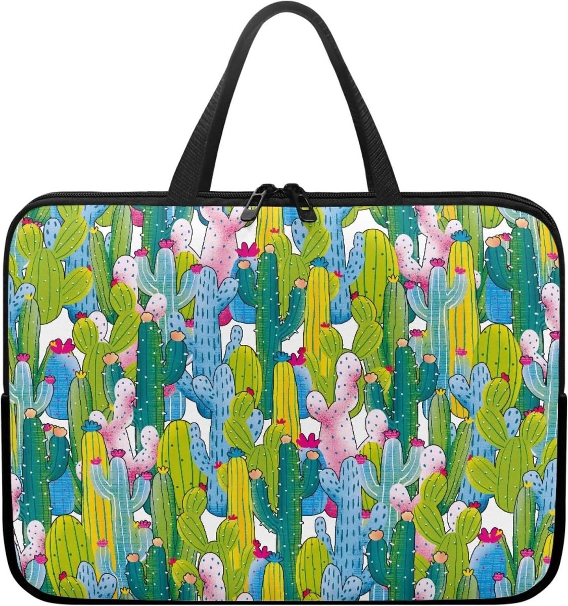Laptoptas - Laptophoes - Laptop Beschermen - Waterdicht Ontwerp - 10-17 inch - Cactusprint