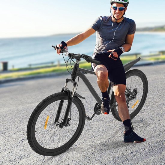 Mountainbike - ATB Fiets - Buiten Fietsen - 21 Versnellingen - 26 inch - Zwart — afbeelding 5