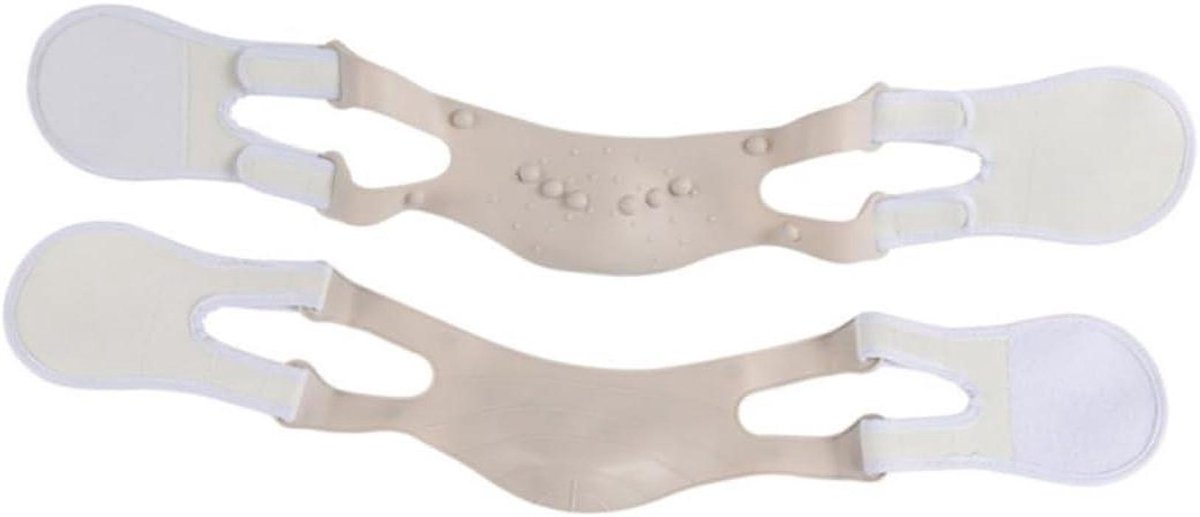 Gezichtsband - Liftend masker - Gezichtslijnen strakker - Bevordert V-lijn - 65 cm - Zwart