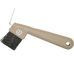 Hoefkrabber Borstel - Paardenverzorging Tool - Hoef Reiniging - Geïntegreerde Borstel - 155 cm - Capuccino