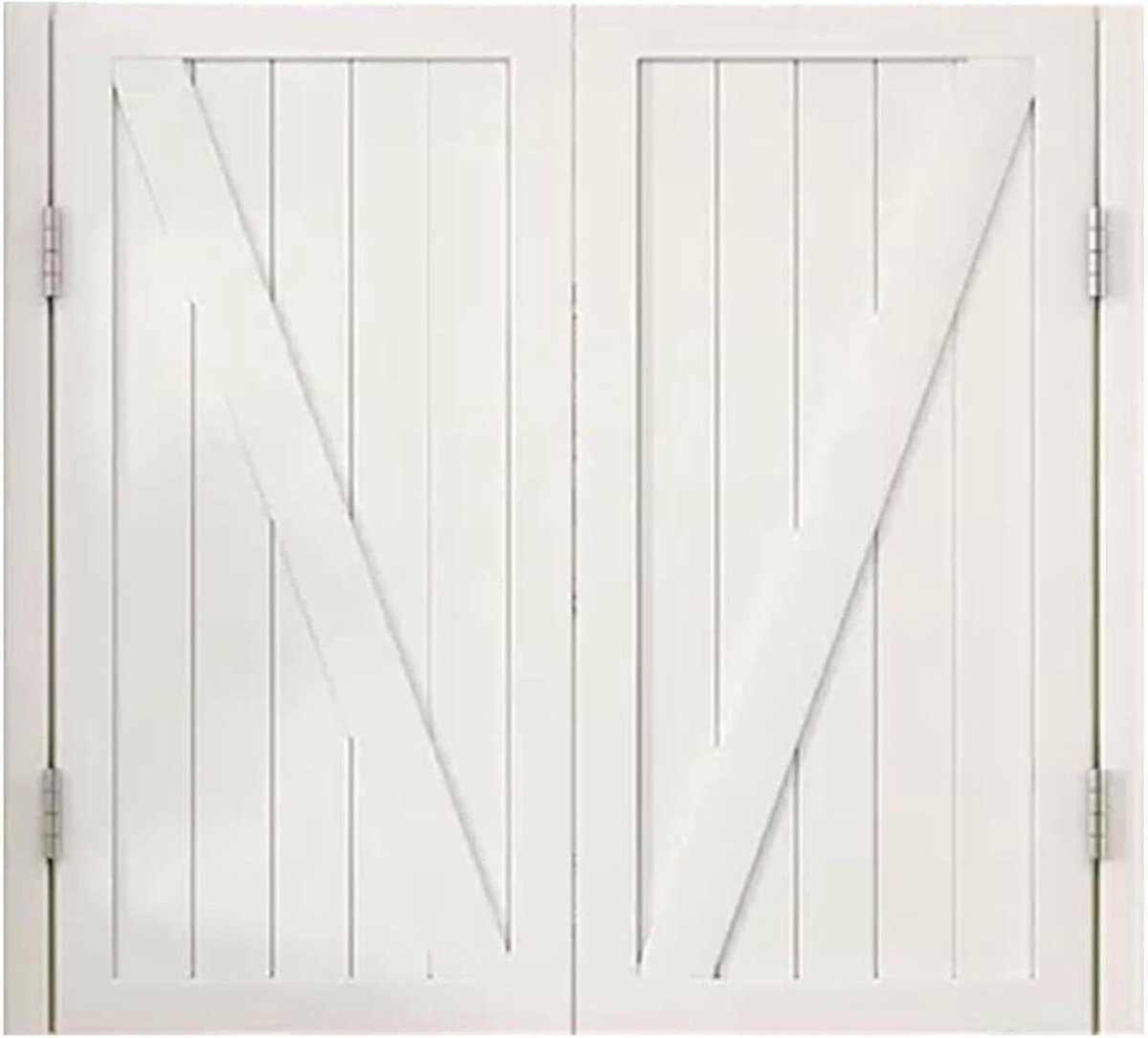 Houten Klapdeuren - Scharnierdeuren - Ruimtes Scheiden - Massief Hout - 76 x 91 cm - Natuurlijk