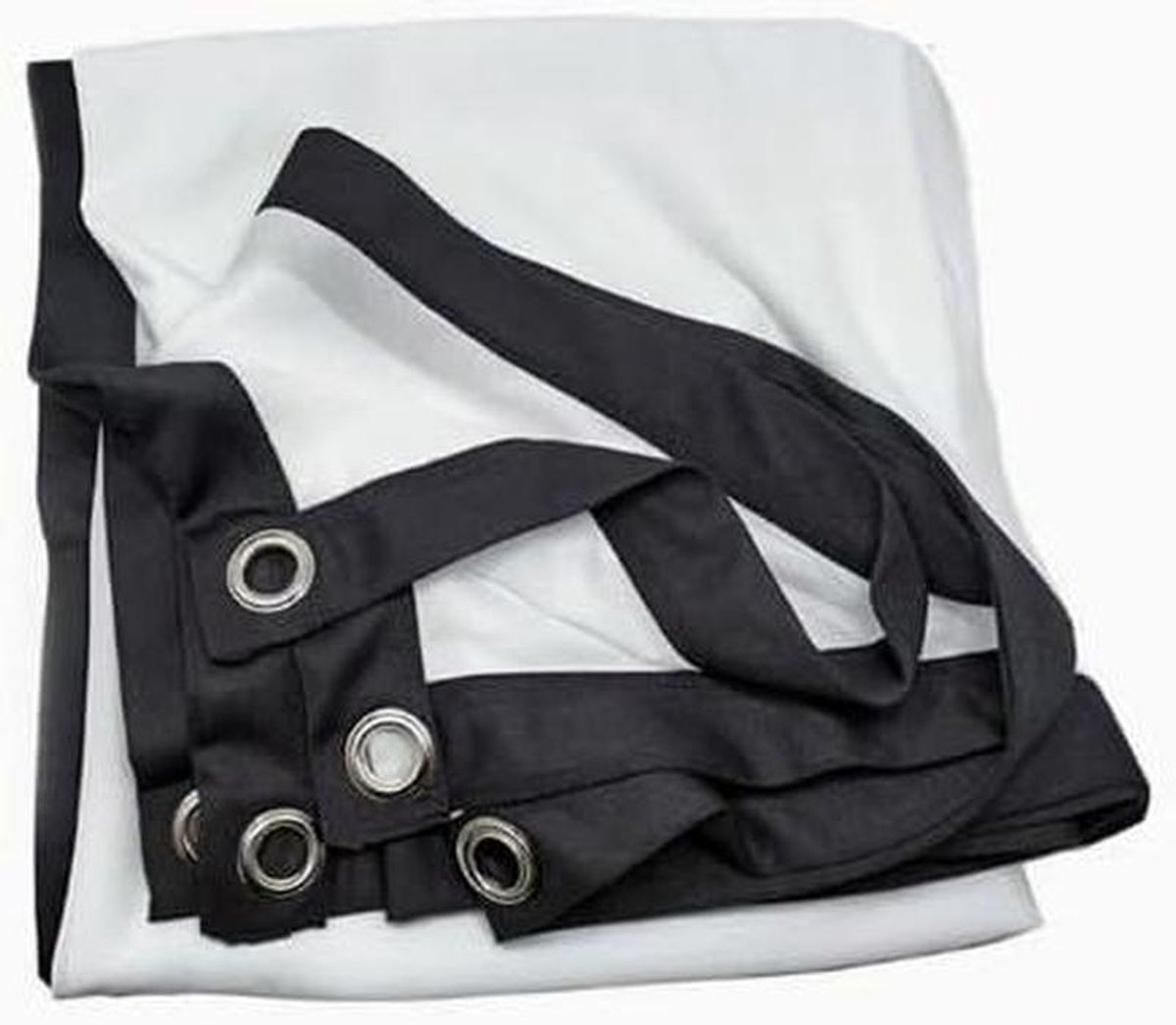 Projectiescherm - Beamerscherm Schermdoek - Thuisbioscoop Creëren - Kreukvrij Anti-rimpel Doek - 221 x 125 cm - Wit