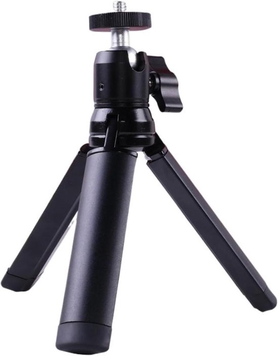 Projector Beugel Universeel 1/4 Schroefdraad 360° Draaibaar Stabiele Beamer Stand Zwart 16,5×3,5cm