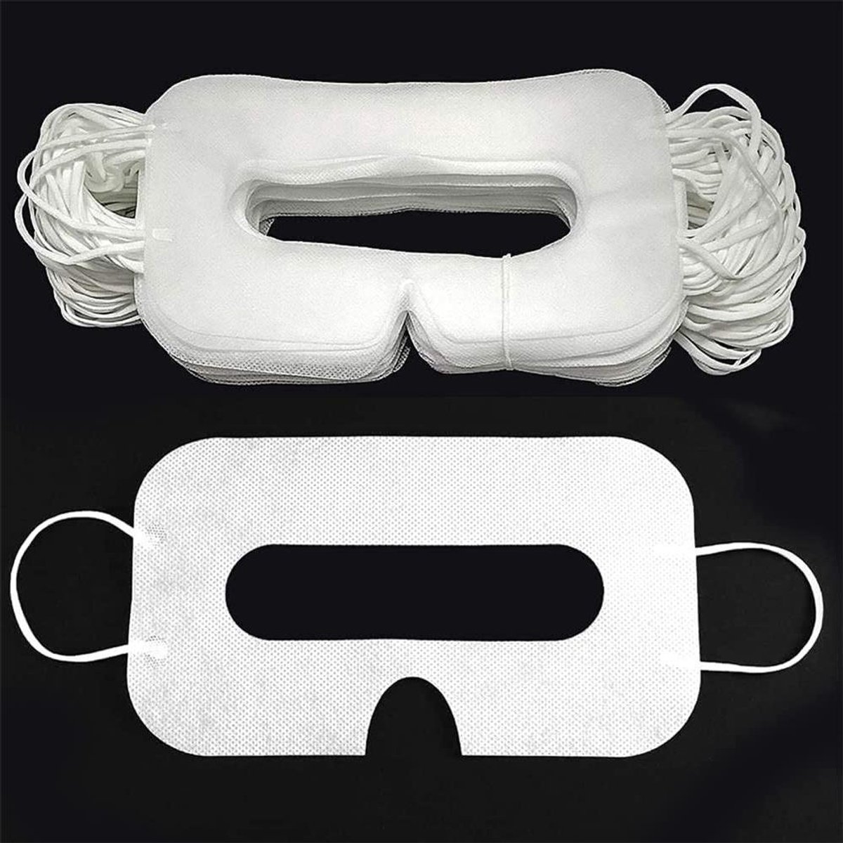 VR Oogpads - VR Bescherming - Hygiënisch Gebruik - Universeel Ontwerp - 20 x 11 cm - Zwart