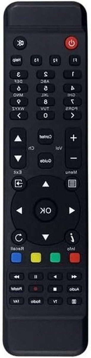 Afstandsbediening - Set-top Box Controller - TV Kijken - Compatibel met Formuler - 1 cm - Zwart