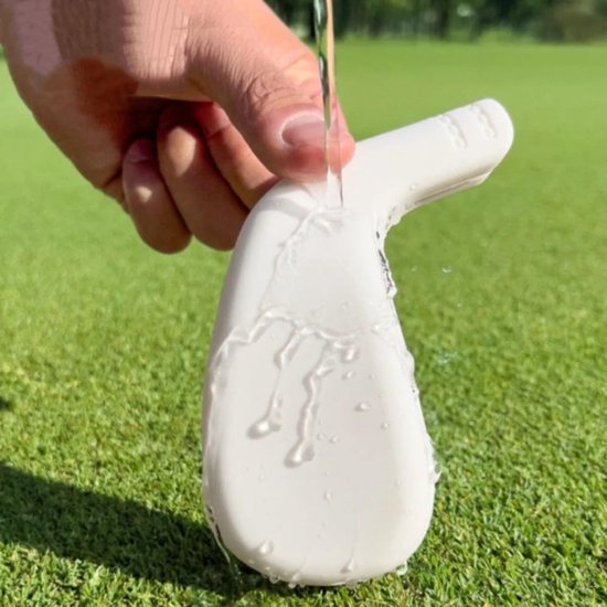 Golf Iron Covers - Club Beschermers - Golfclub Beschermen - Slijtvast Siliconen - 8 Stuks - Wit Zwart Oranje van GOLF — afbeelding 4