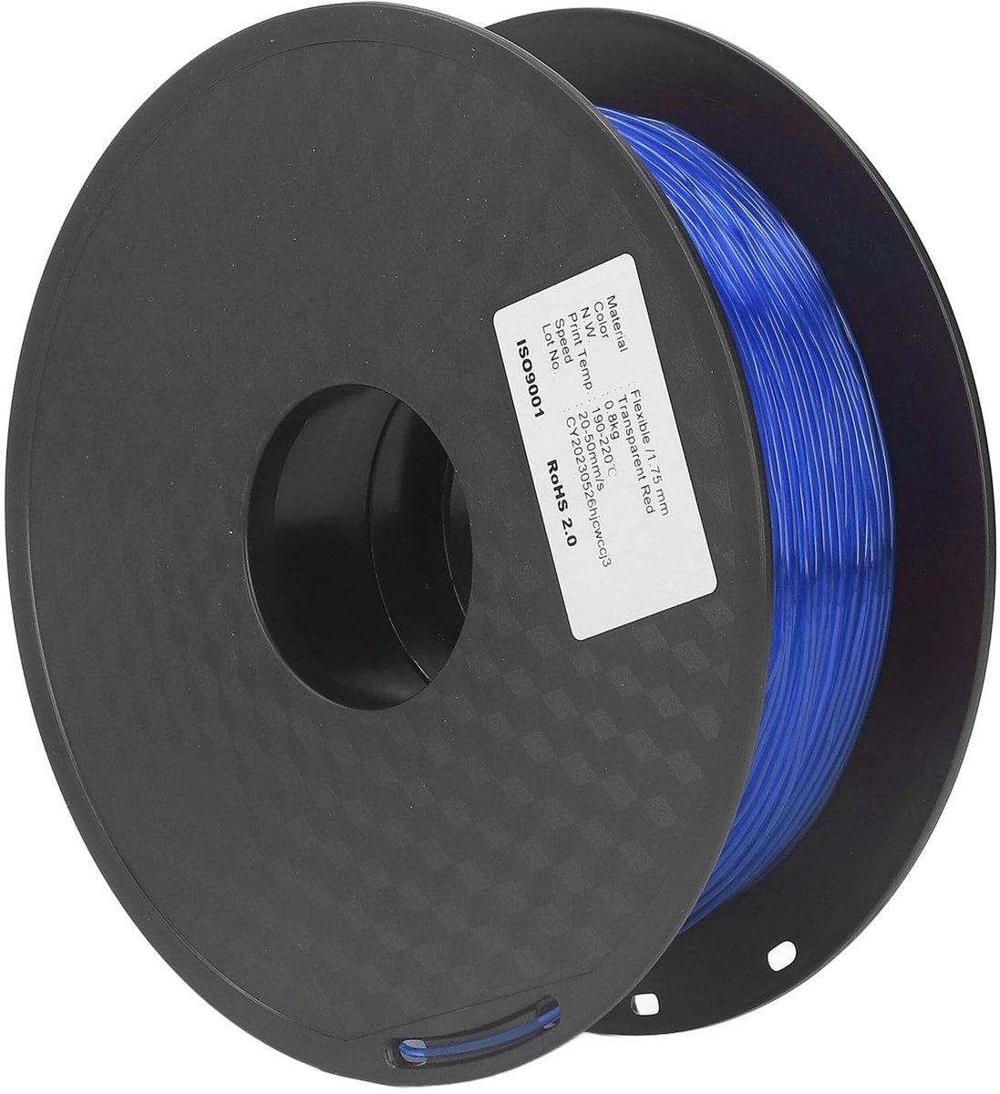 Dailygoody - TPU-filament - Flexibel en Waterdicht - Hoge Taaiheid - Helder blauw - Chemisch Bestendig - Geschikt voor 3D-printer - 1 Kg