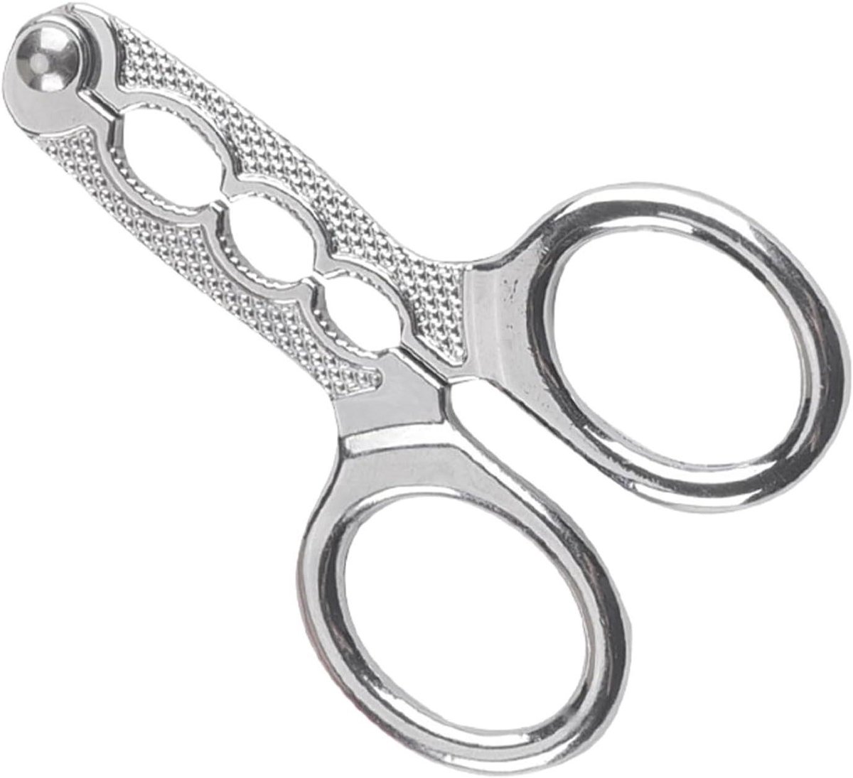 Notenkraker Tool - Notenkraker - Noten Kraken - Drie Openingsgaten - 8 x 5.5 cm - Zilverkleurig