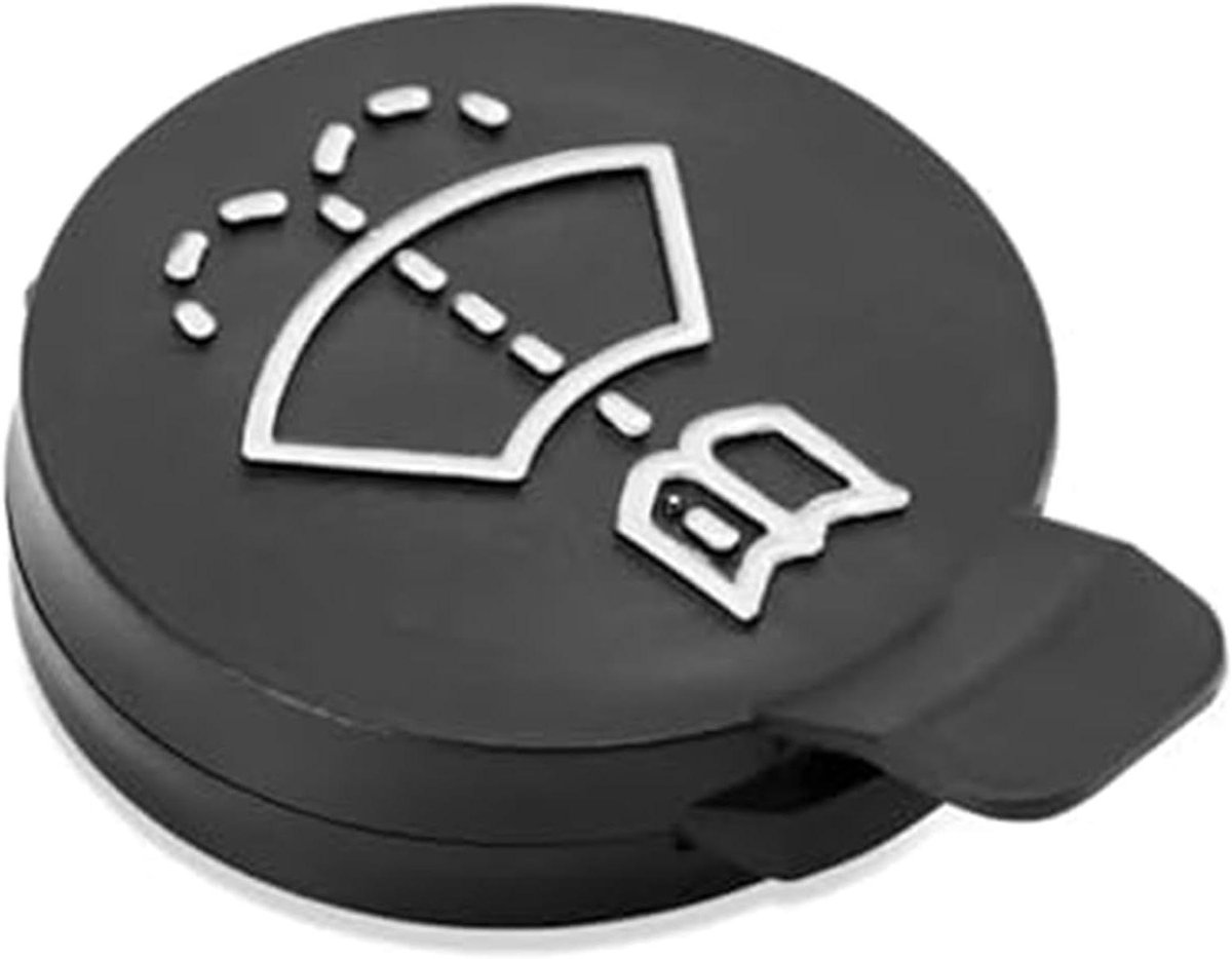 Ruitensproeier Deksel - Reservoir Cap - Auto Onderhoud - Betrouwbare Bescherming - 1x1x1 cm - Zwart