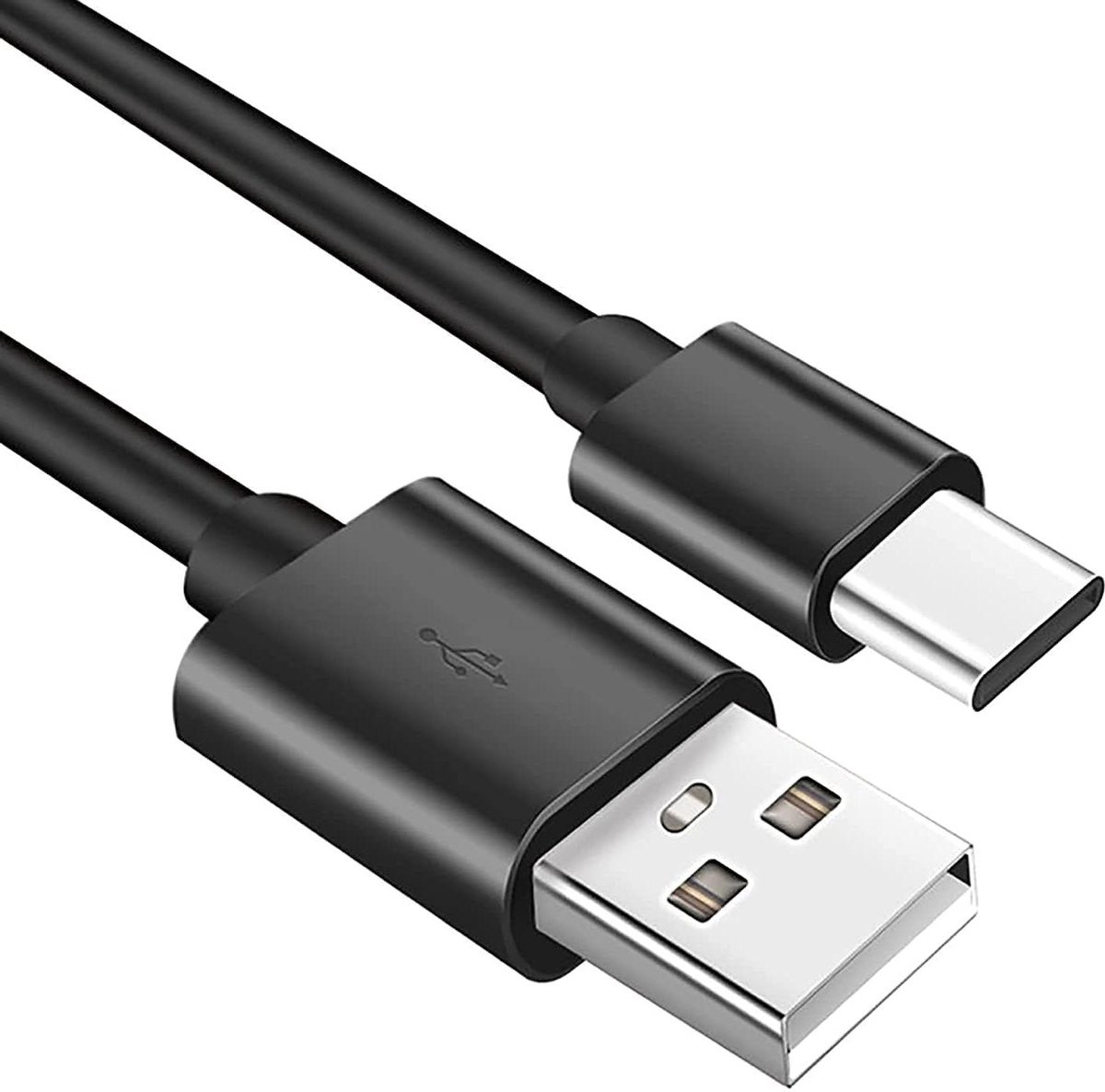 USB-C Laadkabel - Datakabel - E-reader Opladen - Snelladen 3A - 1.5 meter - Zwart