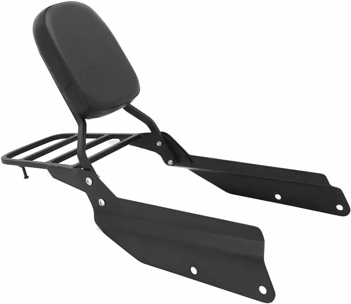 Passagierskussen Motor - Zitje met rek - Comfortabel Reizen - Waterdicht en Scheurbestendig - N.v.t. - Zwart