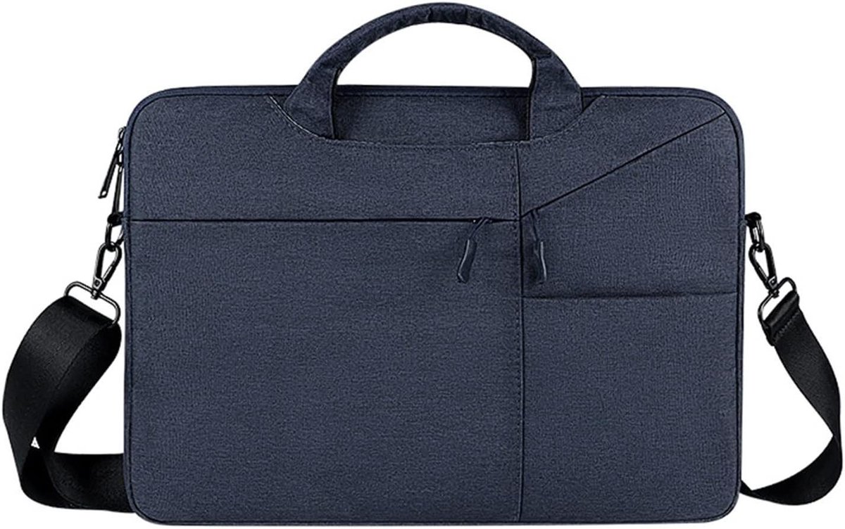 Laptoptas - Notebook hoes - Veilig vervoeren - Waterdicht materiaal - 14 inch - Zwart