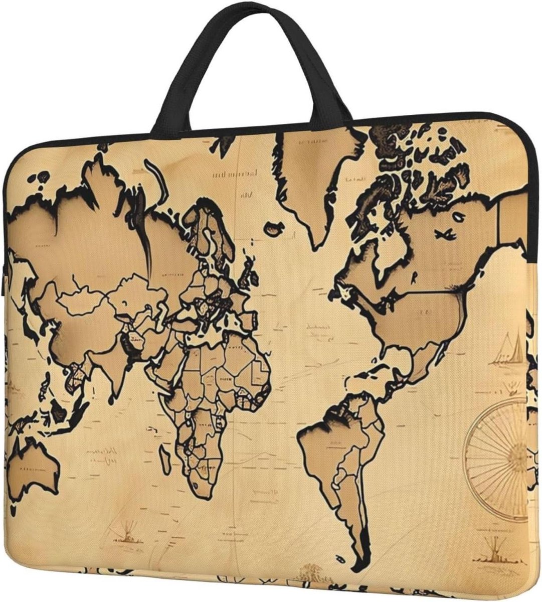 Laptop Sleeve - Draaghoes Computer - Veilige Opslag - 360 Graden Bescherming - 14 inch - Zwart