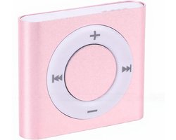 Draagbare MP3-speler - Muziekspeler HiFi - Muziek Luisteren - Ingebouwde Luidspreker - 64 GB Uitbreiding - Rosé goud
