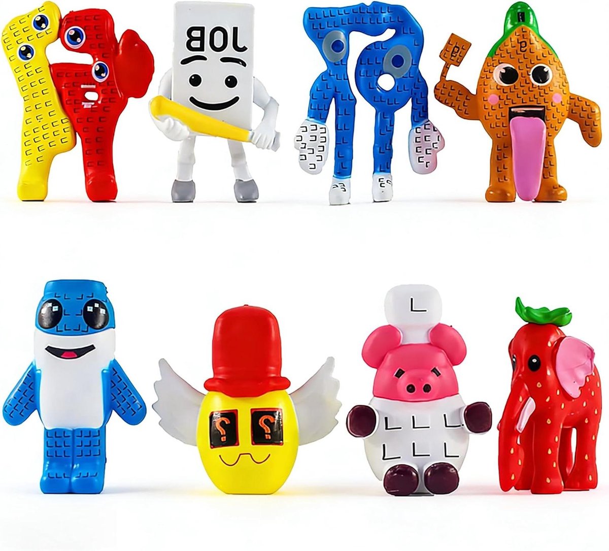 Actiefiguren Set - Speelgoed Figuren - Verzamelen en Spelen - Gedetailleerd Ontwerp - 5-10 cm - Kleurrijk