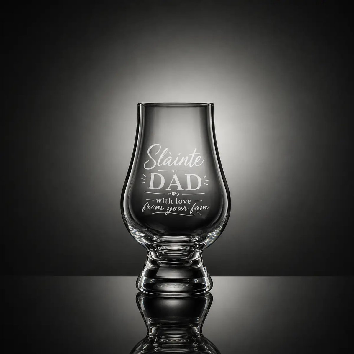 Whiskyglas - Sláinte DAD - Glencairn Crystal Scotland