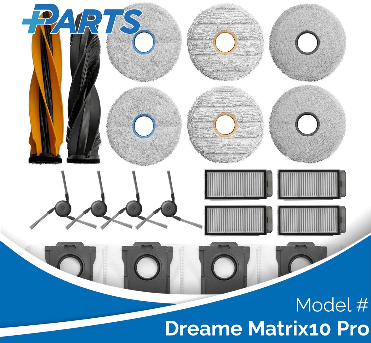 Dreame Matrix10 Pro Onderhoudsset (Plus.Parts® alternatief voor RAK76)