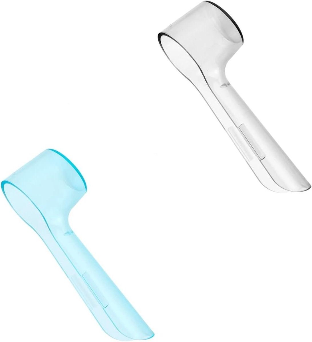 Elektrische Tandenborstel Covers - Opzetborstel Beschermers - Hygiënisch Bewaren - Voedselveilig Plastic - 2 stuks - Niet gespecificeerd