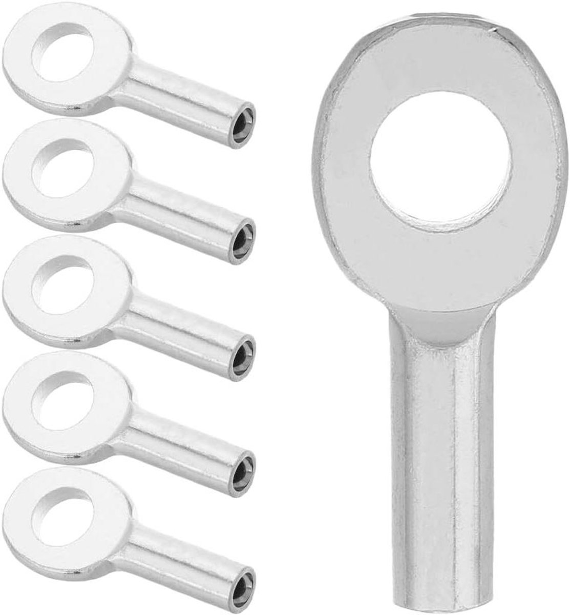 Kabeloog Interface Poort - Fitness Accessoire Kabel Stopper - Fitness Apparatuur Gebruiken - Hoge Laadcapaciteit - 4.8 cm - Zilver