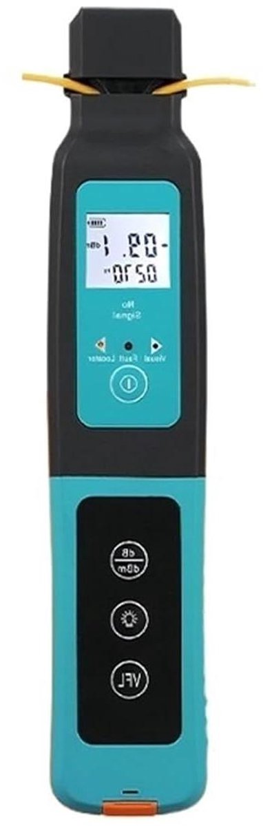 Glasvezel Vermogensmeter - Vezel Tester - Fouten Lokaliseren - Ingebouwde VFL - 10mW - Zwart