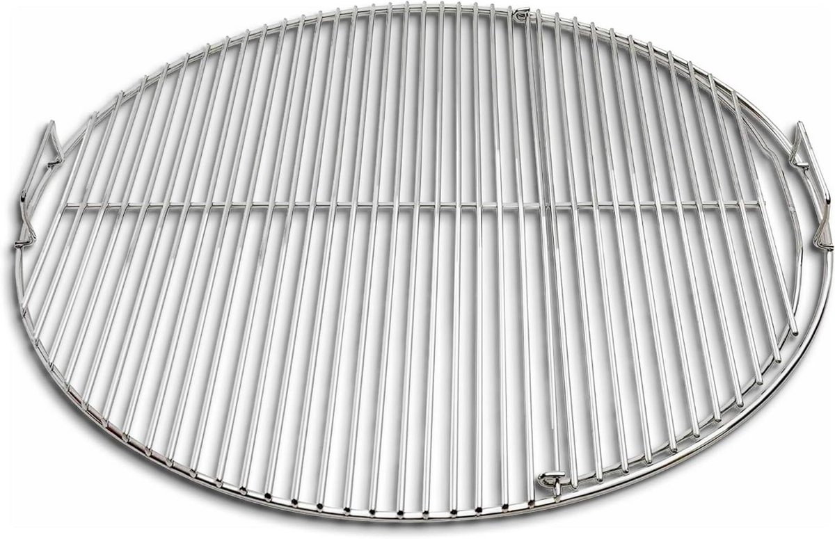Houtskool Grillrooster - BBQ Rooster - Buiten Koken - Easy Spin Functie - 60 cm - Zilver