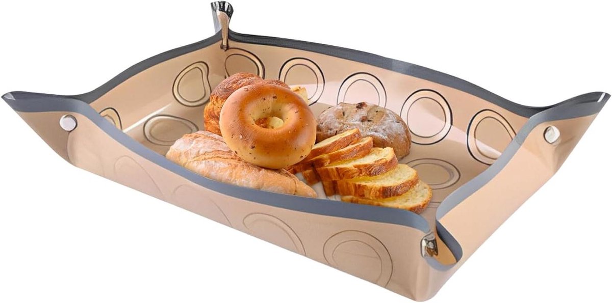 Bakmat Siliconen - Herbruikbare Mat - Bakken en Braden - Anti-aanbaklaag - 42 x 29.5 cm - Grijs