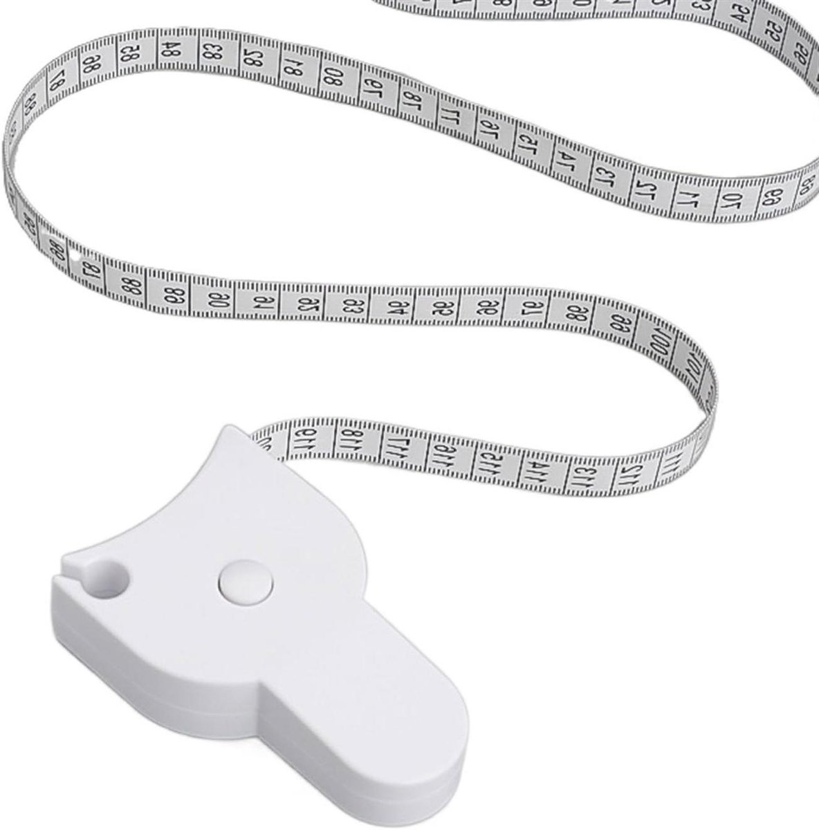 Meetlint - Flexibele liniaal - Nauwkeurig meten - Zachte stof - 150 cm - Wit