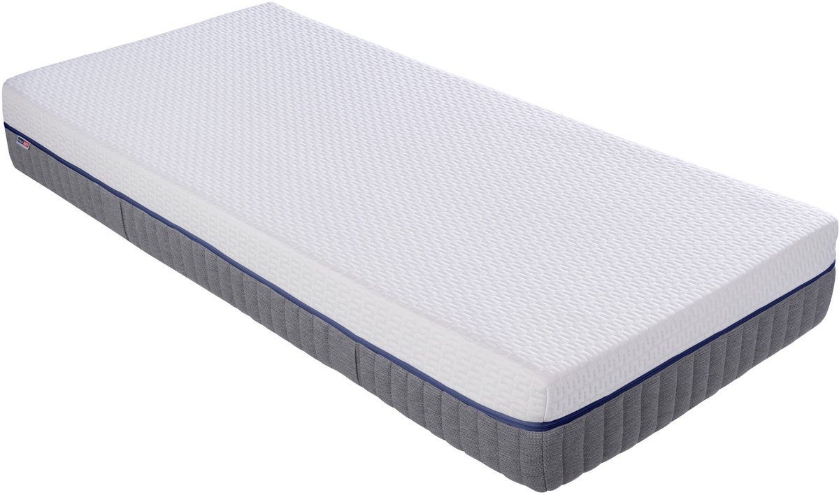 totaalBED Matras Zeta | traagschuim toplaag - 140x210 cm - 18 cm HR-40 koudschuim - 25 cm - soepel