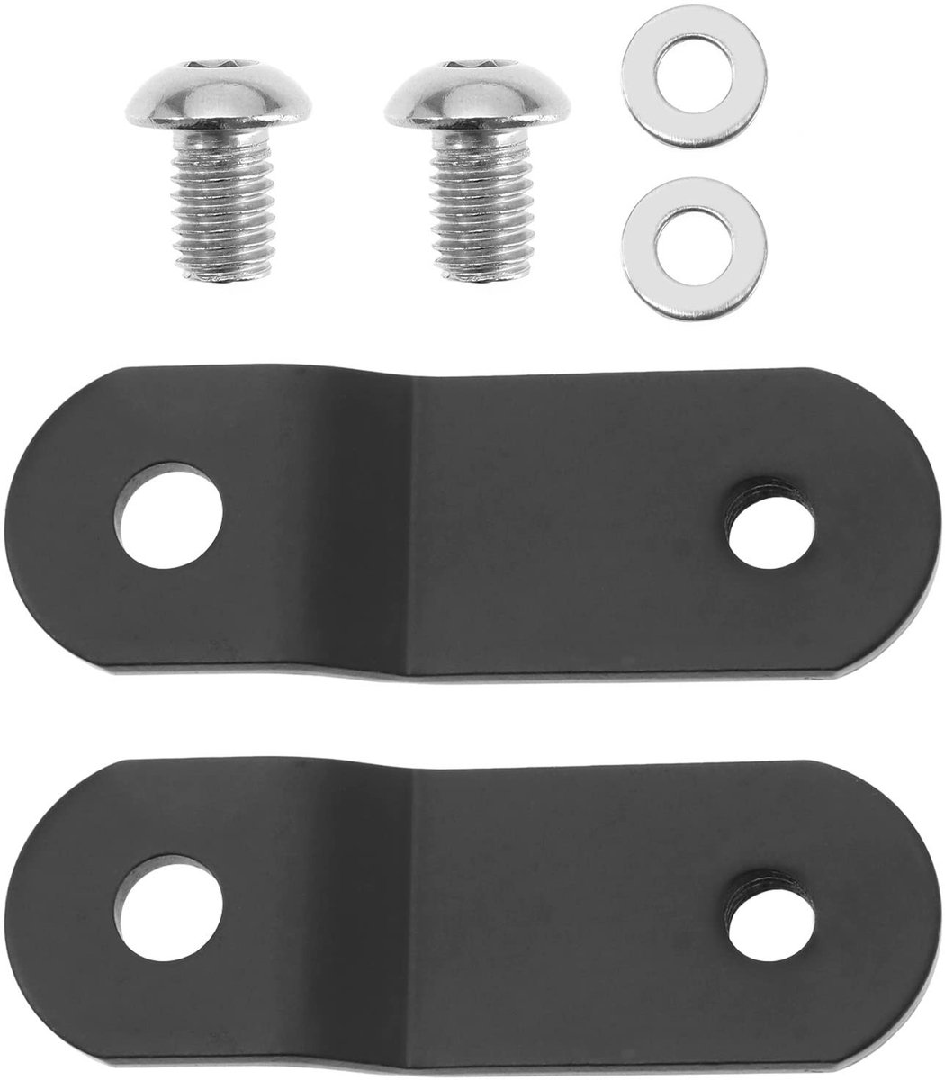 Dailygoody - Solidchoice - Dailygoody - Motorfiets gastank-hefstuk - Staal - Zwart - Reserveonderdelen - Compatibel met Sportster XL883 1200 48 72 - 2 stuks